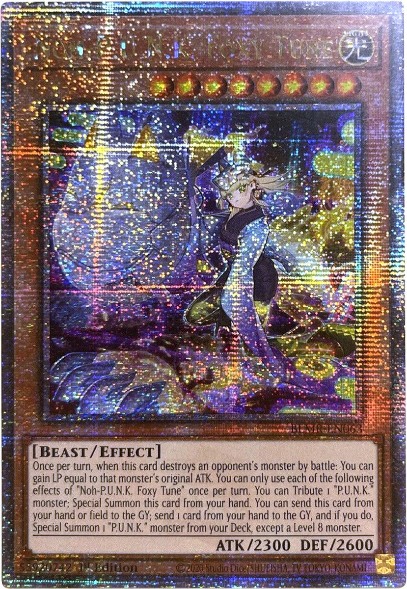 Noh-P.U.N.K. Foxy Tune [BLMR-EN063] Quarter Century Secret Rare | Jomio and Rueliete's Cards and Comics