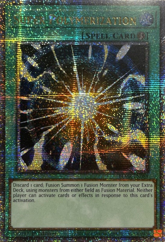 Super Polymerization [BLMR-EN089] Quarter Century Secret Rare | Jomio and Rueliete's Cards and Comics