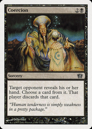 Coercion [Eighth Edition] | Jomio and Rueliete's Cards and Comics