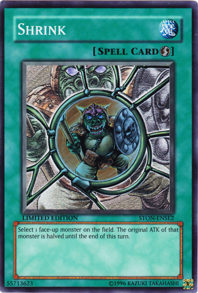 Shrink [STON-ENSE2] Super Rare | Jomio and Rueliete's Cards and Comics