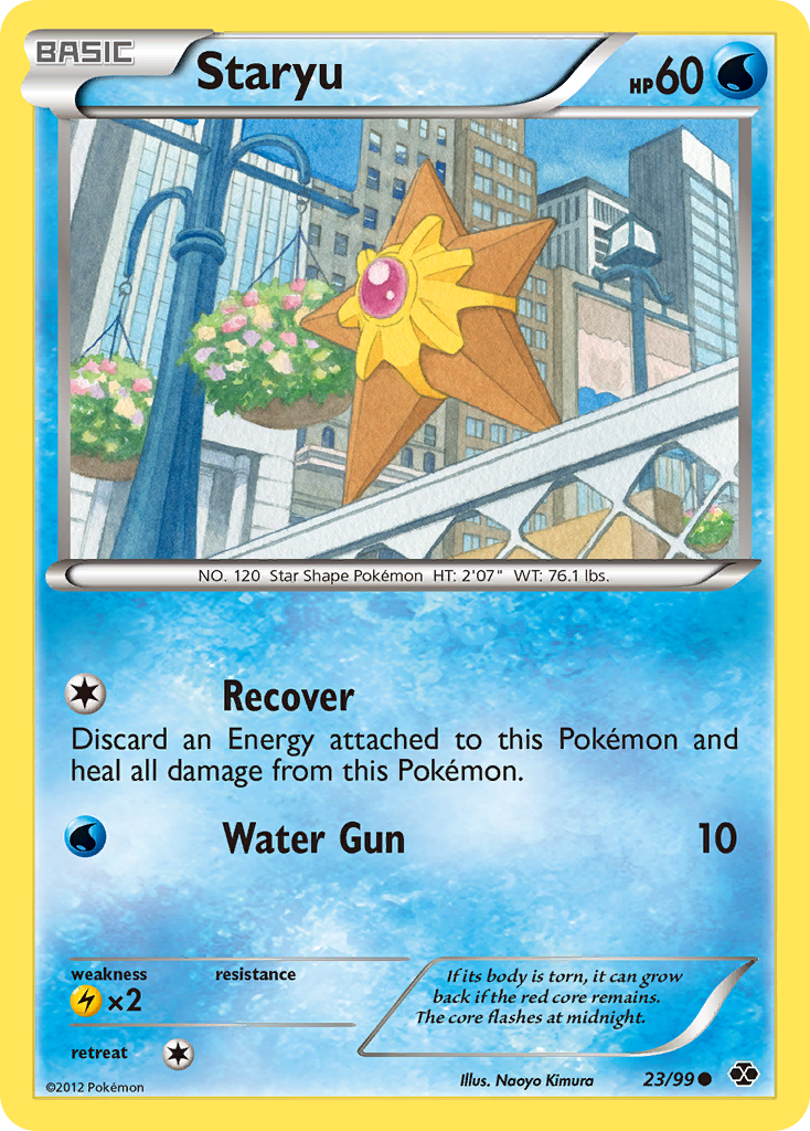 Staryu (23/99) [Black & White: Next Destinies] | Jomio and Rueliete's Cards and Comics