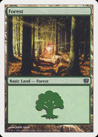 Forest (347) [Ninth Edition] | Jomio and Rueliete's Cards and Comics