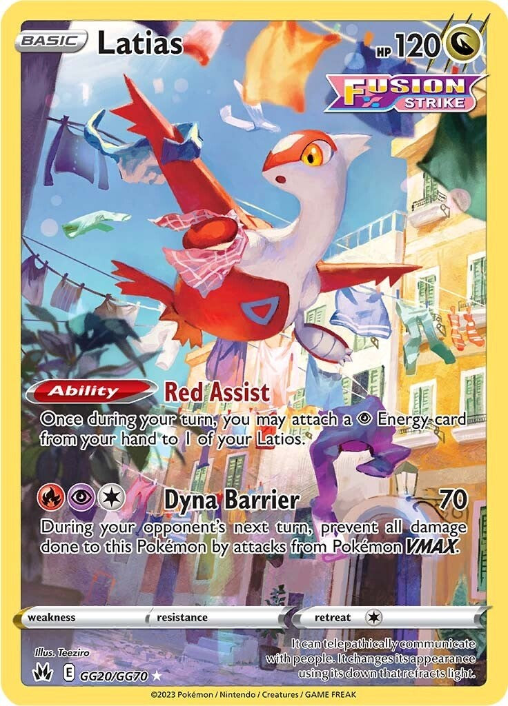 Latias (GG20/GG70) [Sword & Shield: Crown Zenith] | Jomio and Rueliete's Cards and Comics