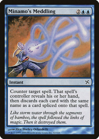 Minamo's Meddling [Betrayers of Kamigawa] | Jomio and Rueliete's Cards and Comics