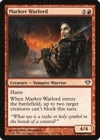 Markov Warlord [Dark Ascension] | Jomio and Rueliete's Cards and Comics
