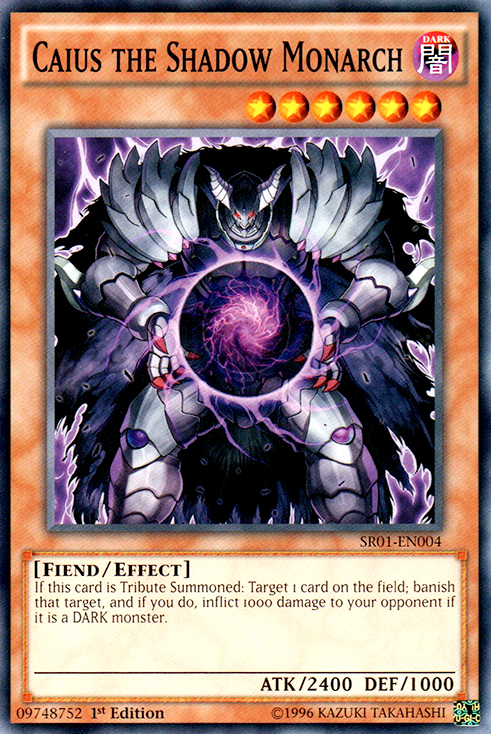 Caius the Shadow Monarch [SR01-EN004] Common | Jomio and Rueliete's Cards and Comics