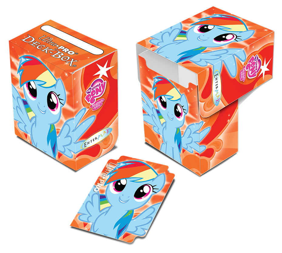Ultra PRO: Deck Box - Full-View (My Little Pony - Rainbow Dash) | Jomio and Rueliete's Cards and Comics