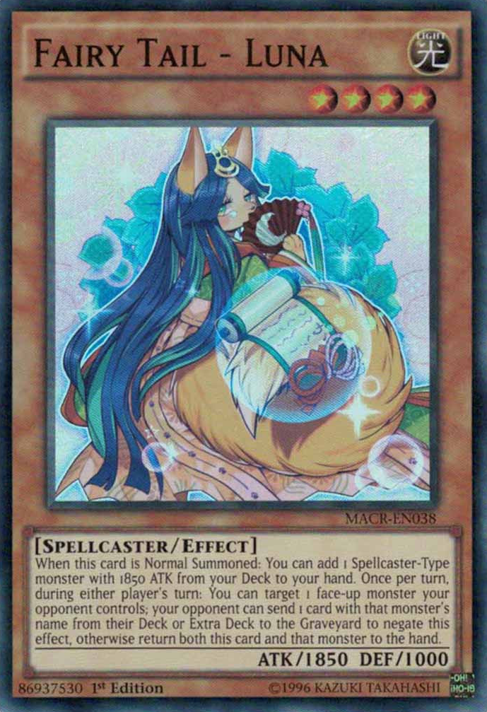Fairy Tail - Luna [MACR-EN038] Super Rare | Jomio and Rueliete's Cards and Comics