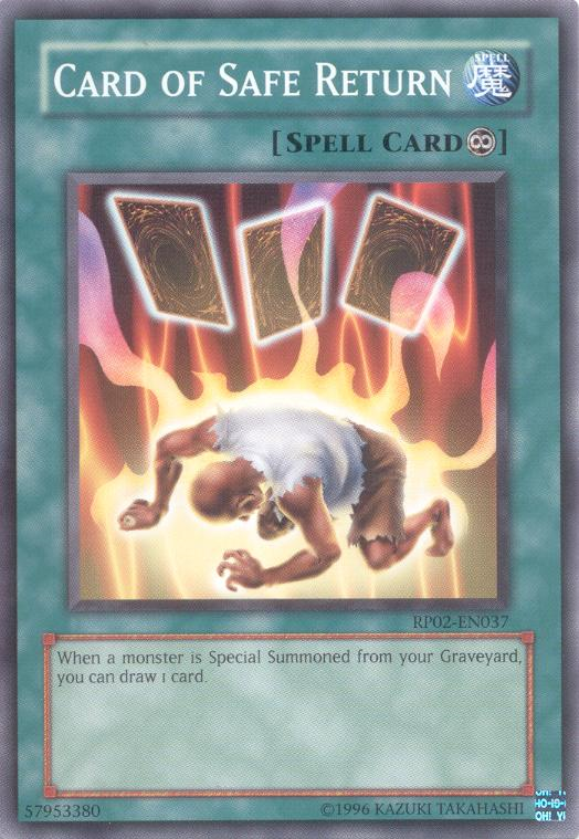 Card of Safe Return [RP02-EN037] Common | Jomio and Rueliete's Cards and Comics