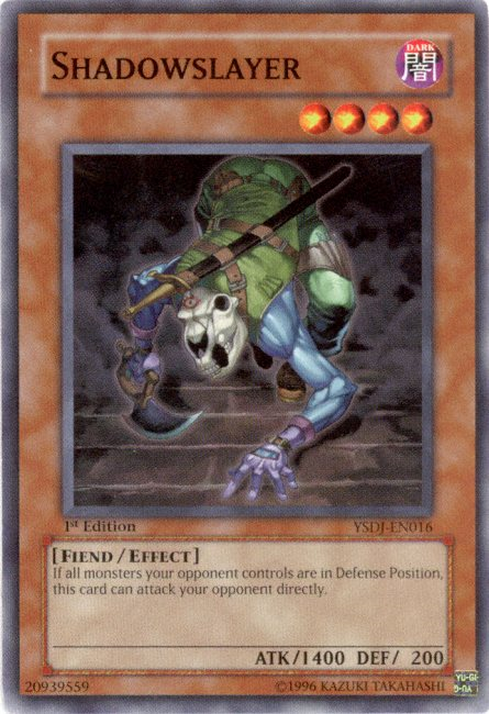 Shadowslayer [YSDJ-EN016] Common | Jomio and Rueliete's Cards and Comics