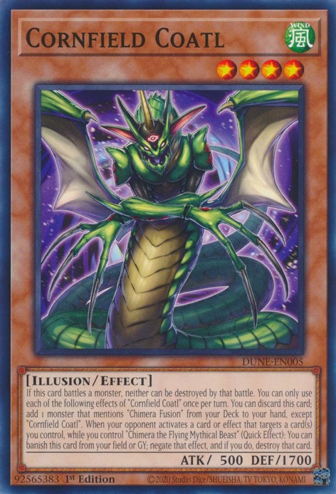 Cornfield Coatl [DUNE-EN005] Common | Jomio and Rueliete's Cards and Comics