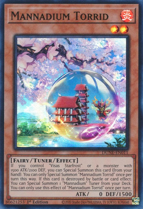 Mannadium Torrid [DUNE-EN011] Super Rare | Jomio and Rueliete's Cards and Comics