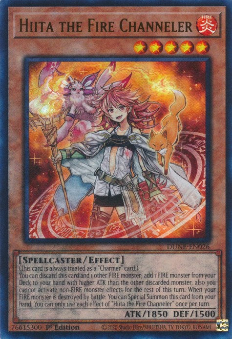 Hiita the Fire Channeler [DUNE-EN026] Ultra Rare | Jomio and Rueliete's Cards and Comics