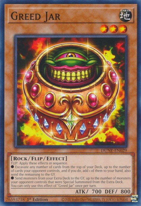 Greed Jar [DUNE-EN029] Common | Jomio and Rueliete's Cards and Comics