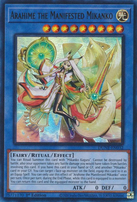 Arahime the Manifested Mikanko [DUNE-EN032] Ultra Rare | Jomio and Rueliete's Cards and Comics