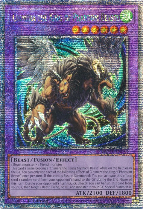 Chimera the King of Phantom Beasts [DUNE-EN033] Quarter Century Secret Rare | Jomio and Rueliete's Cards and Comics