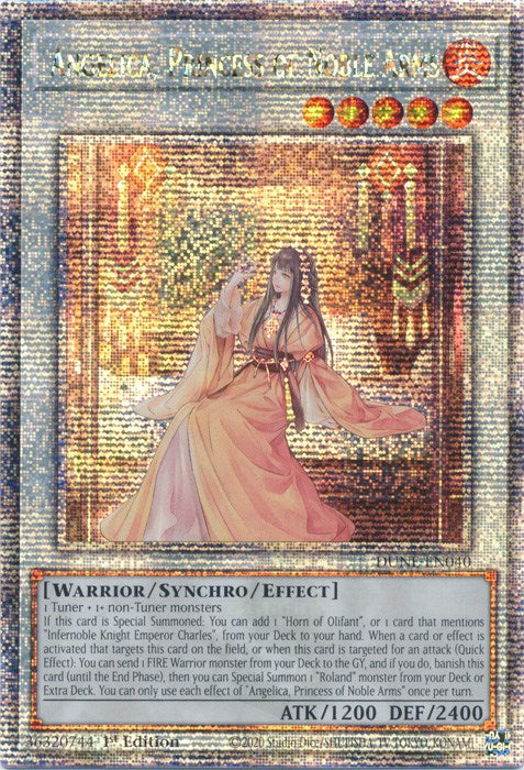 Angelica, Princess of Noble Arms [DUNE-EN040] Quarter Century Secret Rare | Jomio and Rueliete's Cards and Comics