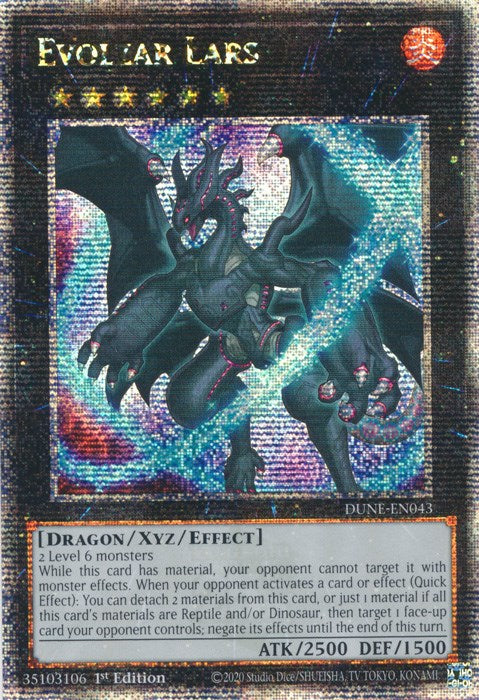 Evolzar Lars [DUNE-EN043] Quarter Century Secret Rare | Jomio and Rueliete's Cards and Comics