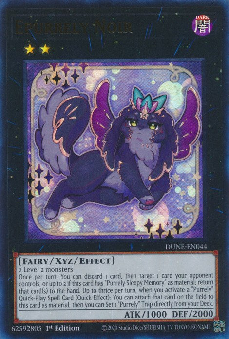 Epurrely Noir [DUNE-EN044] Ultra Rare | Jomio and Rueliete's Cards and Comics