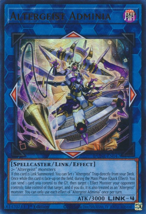 Altergeist Adminia [DUNE-EN047] Ultra Rare | Jomio and Rueliete's Cards and Comics