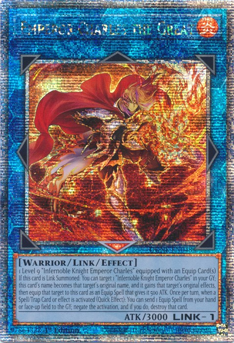 Emperor Charles the Great [DUNE-EN048] Quarter Century Secret Rare | Jomio and Rueliete's Cards and Comics
