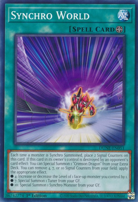 Synchro World [DUNE-EN051] Common | Jomio and Rueliete's Cards and Comics