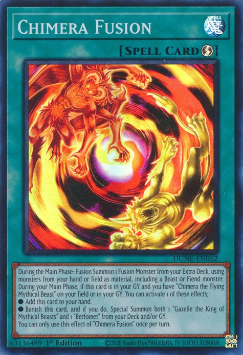 Chimera Fusion [DUNE-EN052] Super Rare | Jomio and Rueliete's Cards and Comics