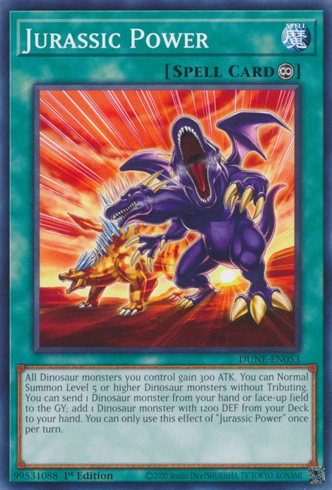 Jurassic Power [DUNE-EN053] Common | Jomio and Rueliete's Cards and Comics