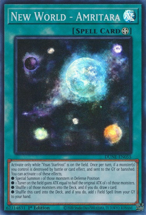 New World - Amritara [DUNE-EN055] Super Rare | Jomio and Rueliete's Cards and Comics