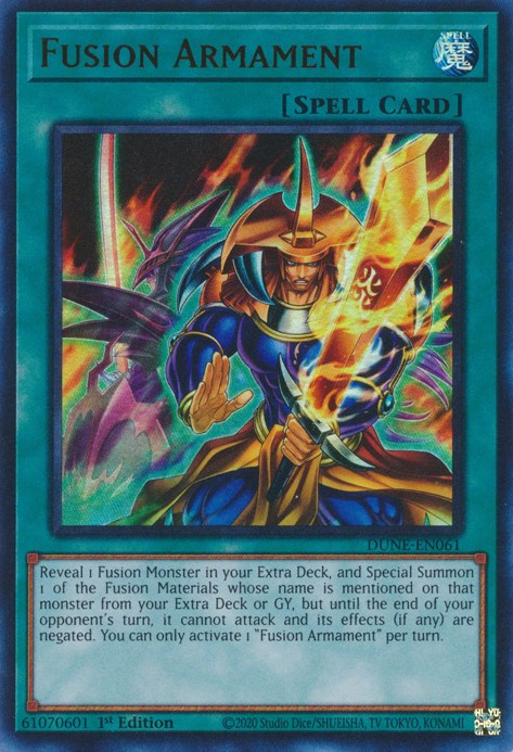 Fusion Armament [DUNE-EN061] Ultra Rare | Jomio and Rueliete's Cards and Comics