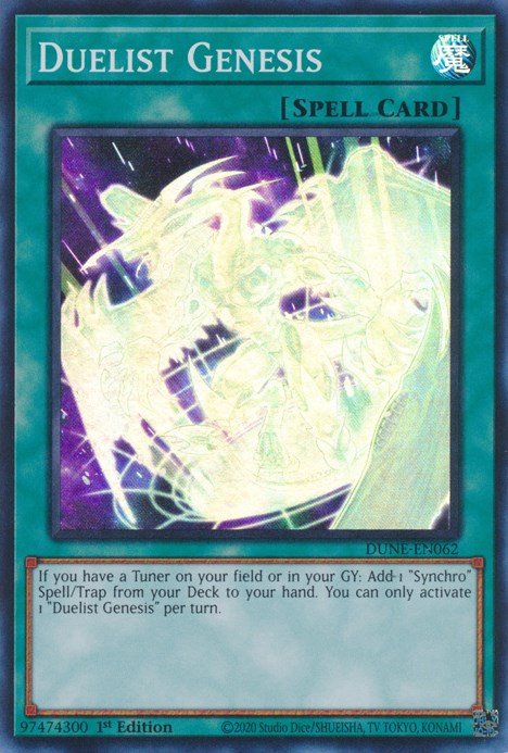 Duelist Genesis [DUNE-EN062] Super Rare | Jomio and Rueliete's Cards and Comics