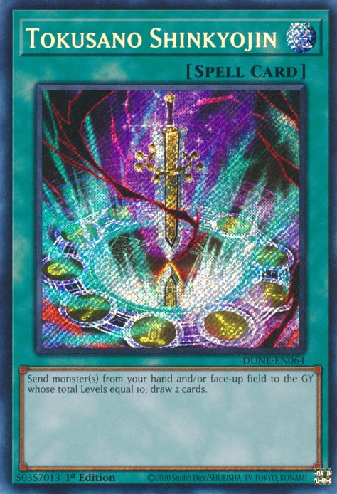 Tokusano Shinkyojin [DUNE-EN064] Secret Rare | Jomio and Rueliete's Cards and Comics