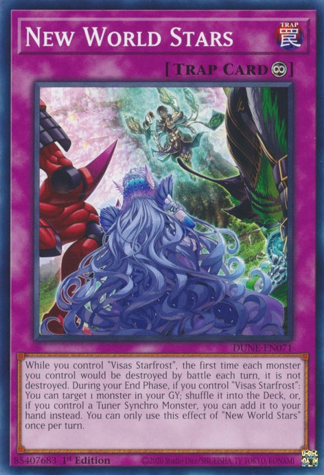 New World Stars [DUNE-EN071] Common | Jomio and Rueliete's Cards and Comics