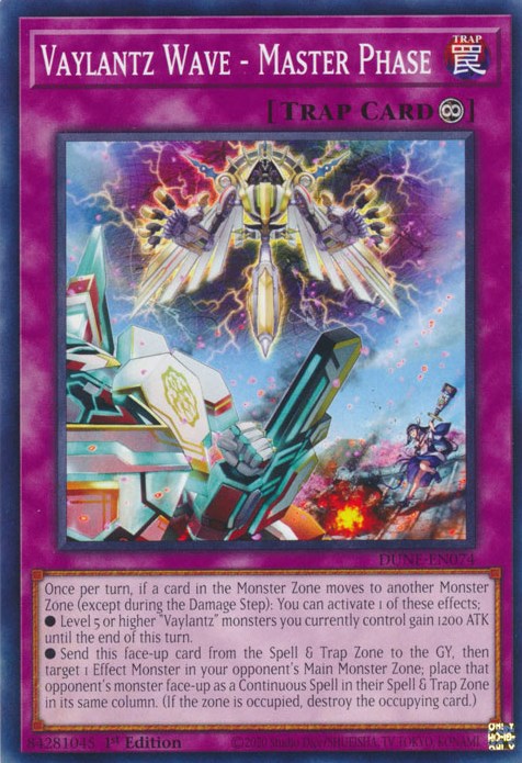 Vaylantz Wave - Master Phase [DUNE-EN074] Common | Jomio and Rueliete's Cards and Comics