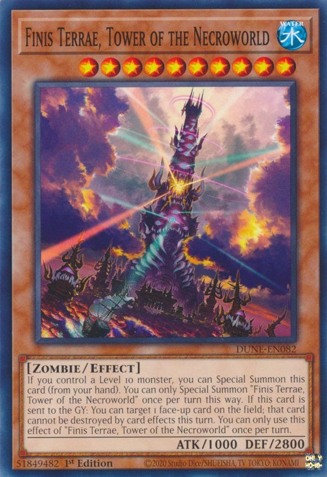 Finis Terrae, Tower of the Necroworld [DUNE-EN082] Common | Jomio and Rueliete's Cards and Comics