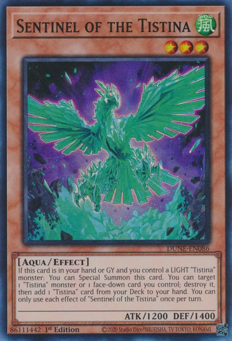 Sentinel of the Tistina [DUNE-EN086] Super Rare | Jomio and Rueliete's Cards and Comics