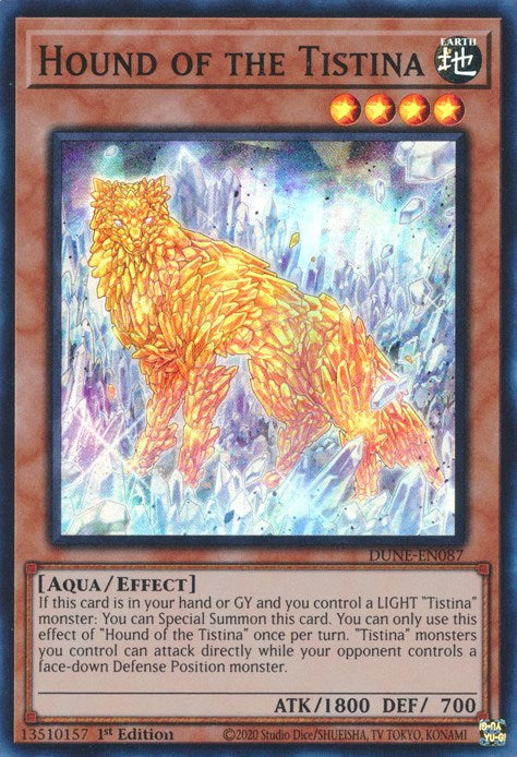 Hound of the Tistina [DUNE-EN087] Super Rare | Jomio and Rueliete's Cards and Comics