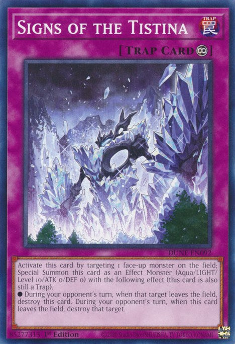 Signs of the Tistina [DUNE-EN092] Common | Jomio and Rueliete's Cards and Comics