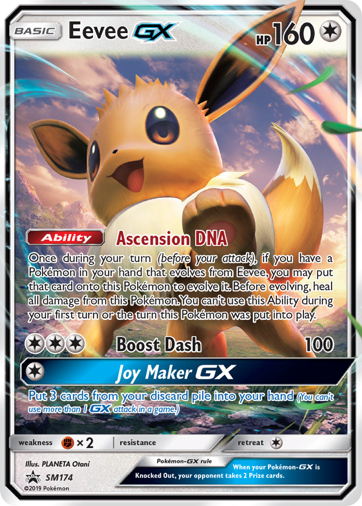 Eevee GX (SM174) [Sun & Moon: Black Star Promos] | Jomio and Rueliete's Cards and Comics