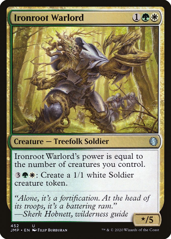 Ironroot Warlord [Jumpstart] | Jomio and Rueliete's Cards and Comics