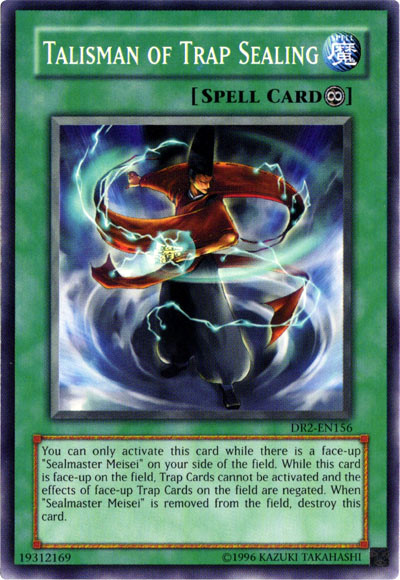 Talisman of Trap Sealing [DR2-EN156] Common | Jomio and Rueliete's Cards and Comics