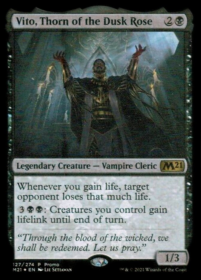 Vito, Thorn of the Dusk Rose [Resale Promos] | Jomio and Rueliete's Cards and Comics