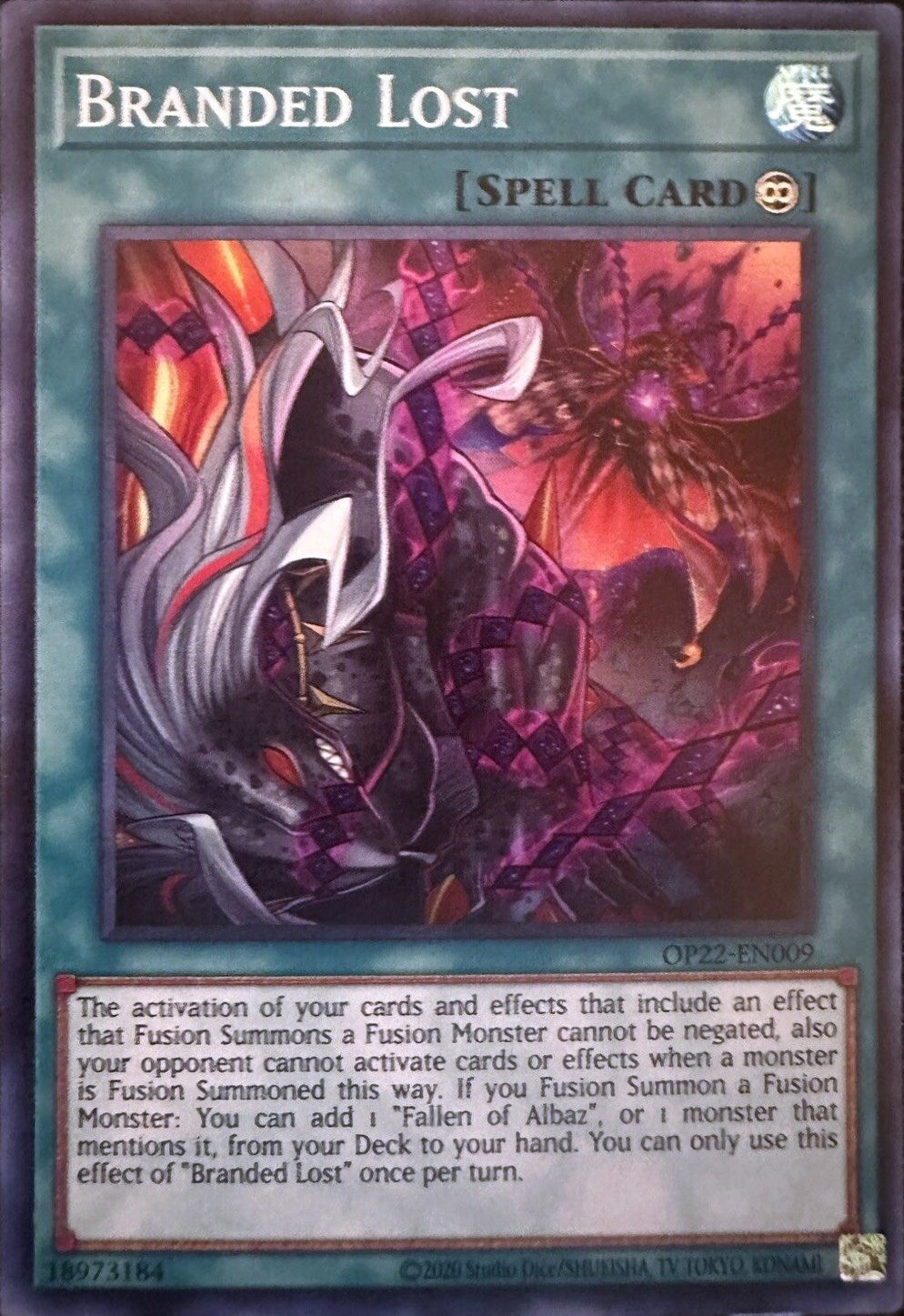 Branded Lost [OP22-EN009] Super Rare | Jomio and Rueliete's Cards and Comics