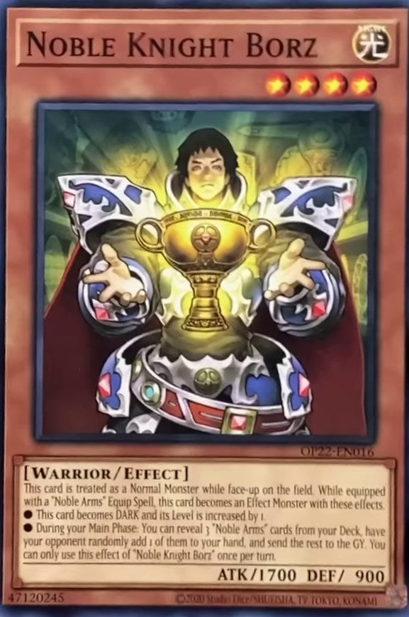 Noble Knight Borz [OP22-EN016] Common | Jomio and Rueliete's Cards and Comics