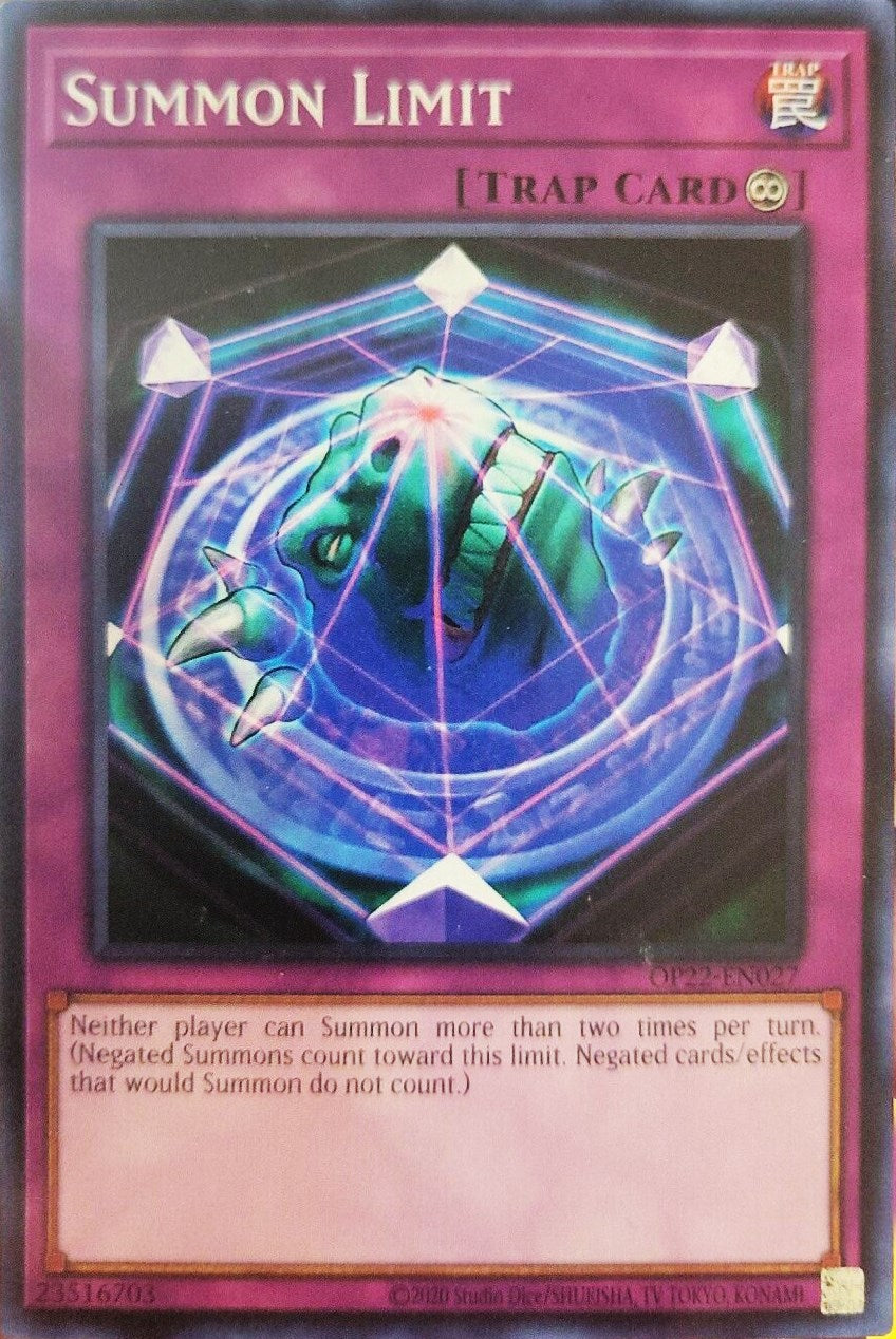 Summon Limit [OP22-EN027] Common | Jomio and Rueliete's Cards and Comics