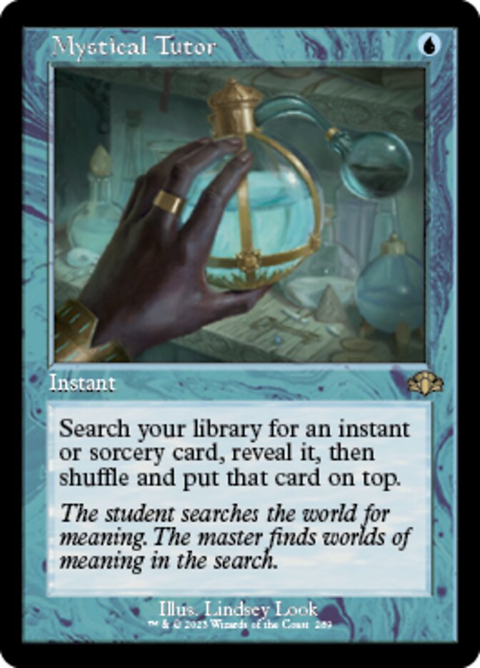 Mystical Tutor (Retro) [Dominaria Remastered] | Jomio and Rueliete's Cards and Comics