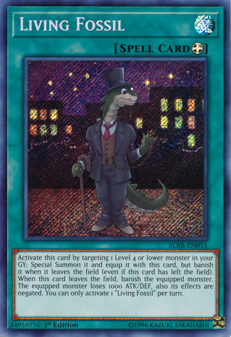 Living Fossil [BLRR-EN015] Secret Rare | Jomio and Rueliete's Cards and Comics