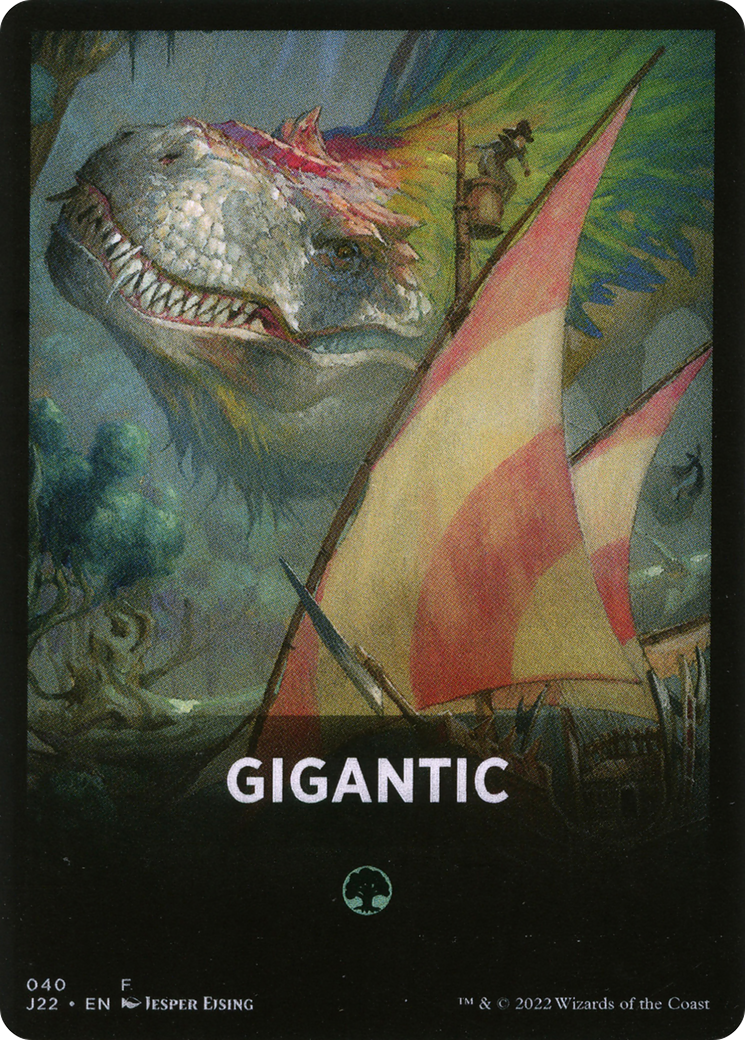 Gigantic Theme Card [Jumpstart 2022 Front Cards] | Jomio and Rueliete's Cards and Comics