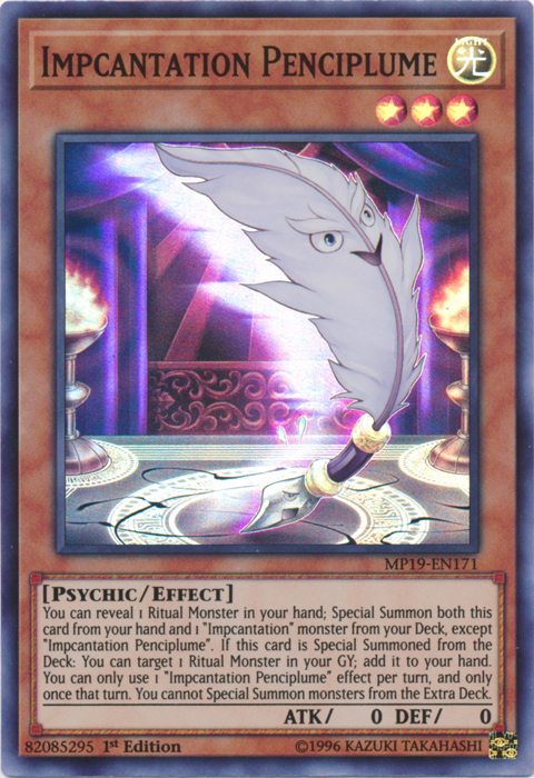 Impcantation Penciplume [MP19-EN171] Super Rare | Jomio and Rueliete's Cards and Comics