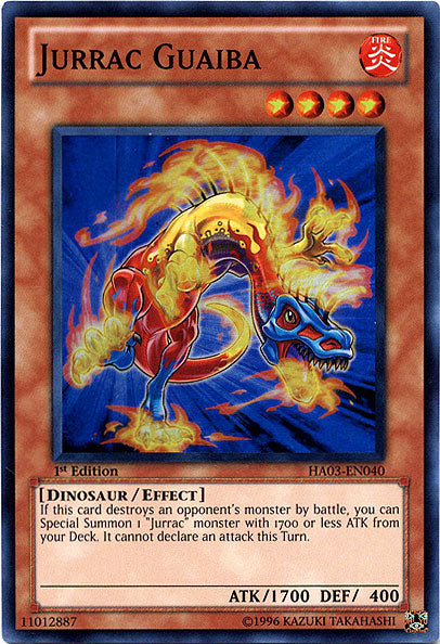 Jurrac Guaiba [HA03-EN040] Super Rare | Jomio and Rueliete's Cards and Comics